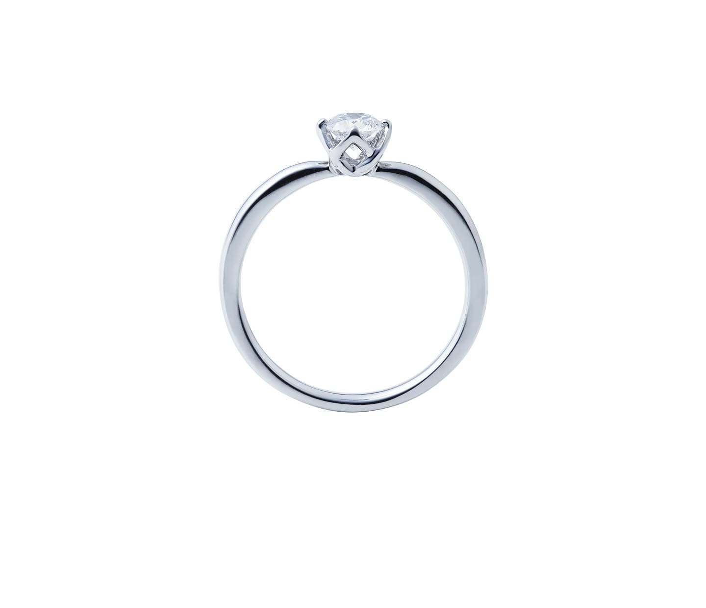 NIWAKA 結 婚約指輪 横