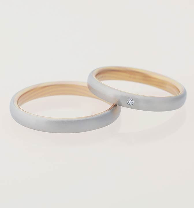 京木目　なごみ　結婚指輪