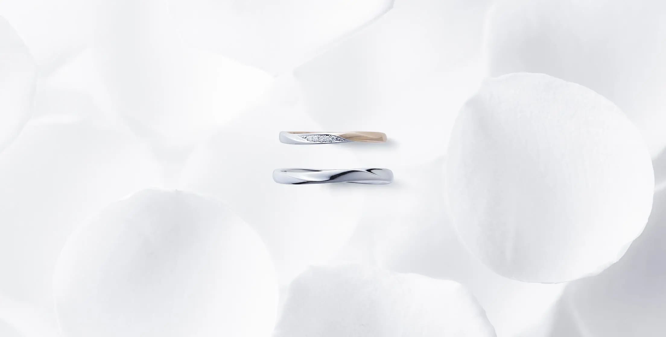 NIWAKA 結婚指輪　雪佳景　
