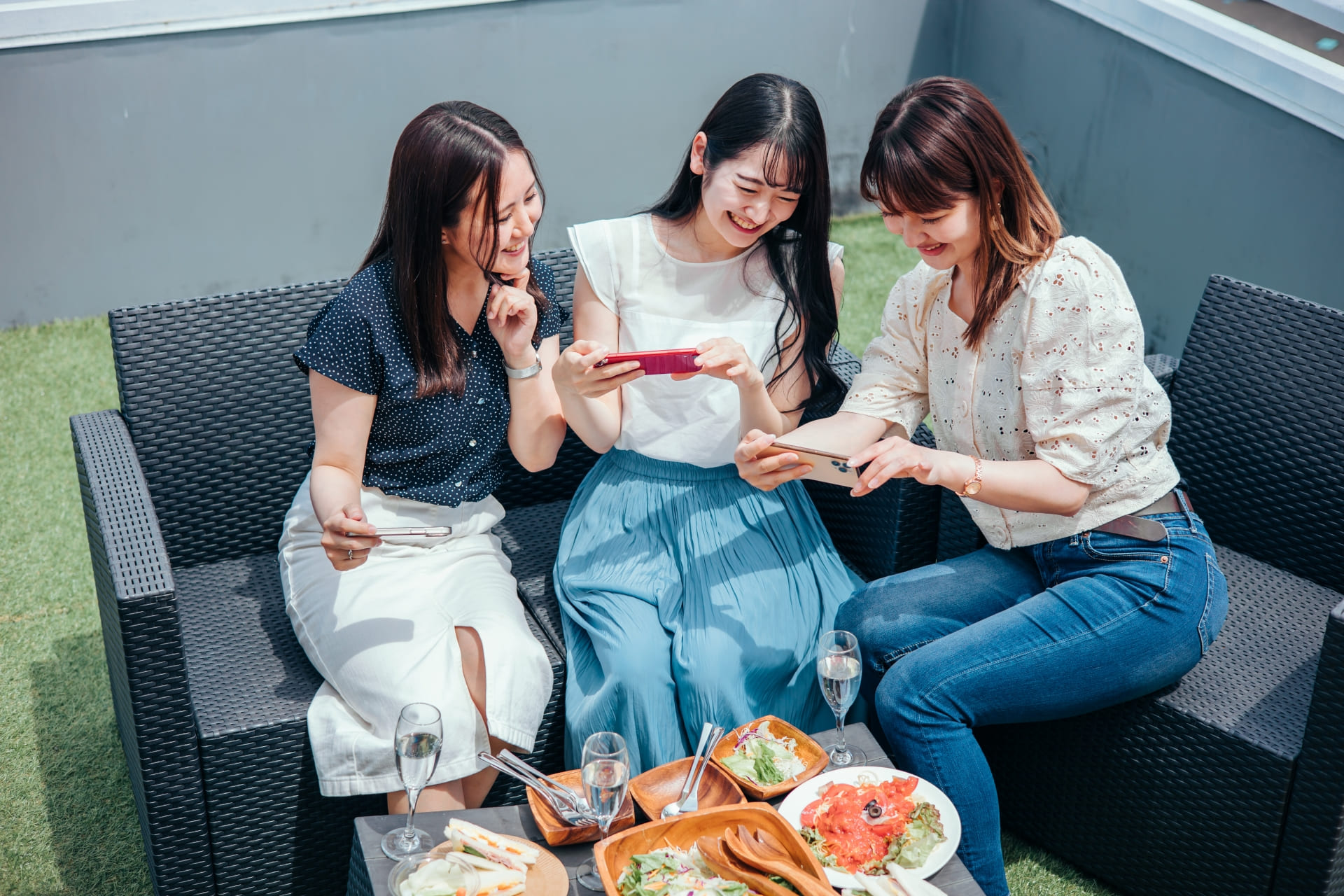 ランチ女子会の様子