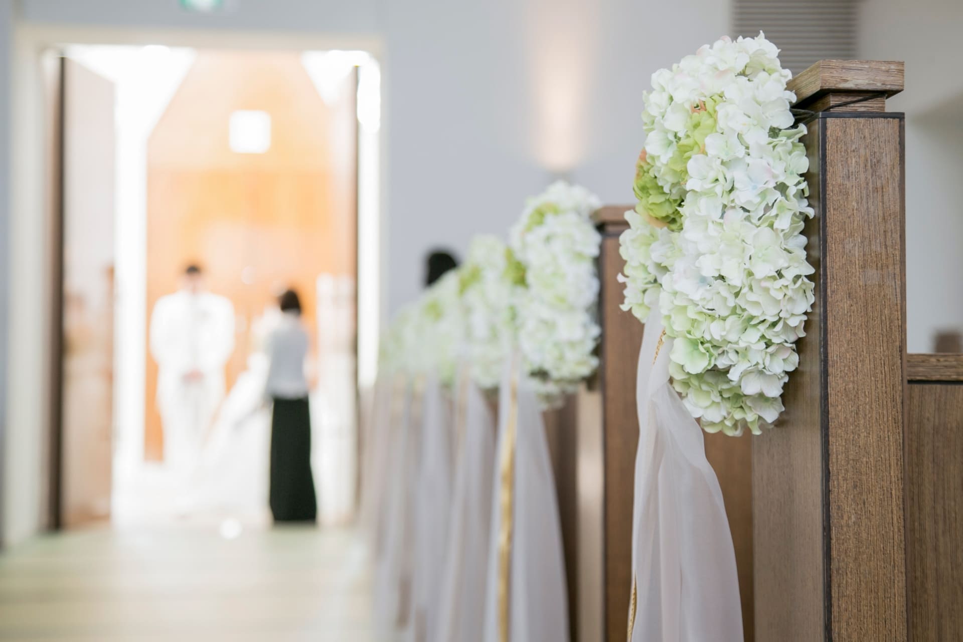 結婚式場のチャペル