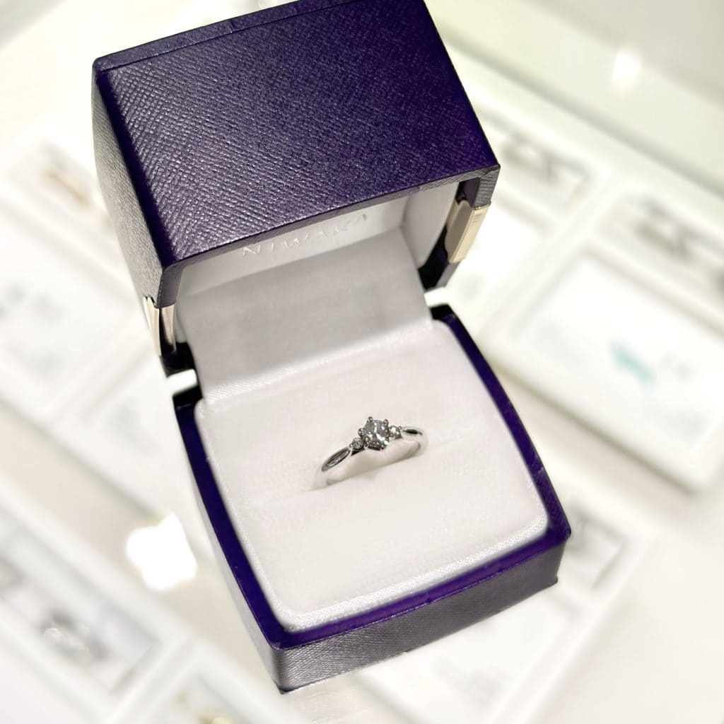 NIWAKA　婚約指輪　白鈴　3